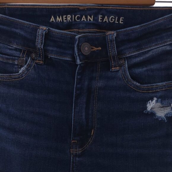 American Eagle Distressed Hi-Rise Jegging Next Level Stretch Womens Size 6 - Picture 3 of 12